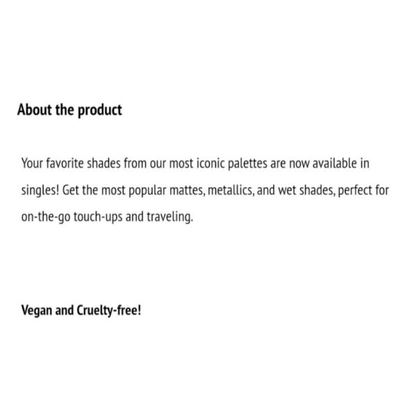 Jeffree Star Cosmetics Pressed Pigment Metallic Eyeshadow Refill in Poison Ivy - Picture 10 of 10